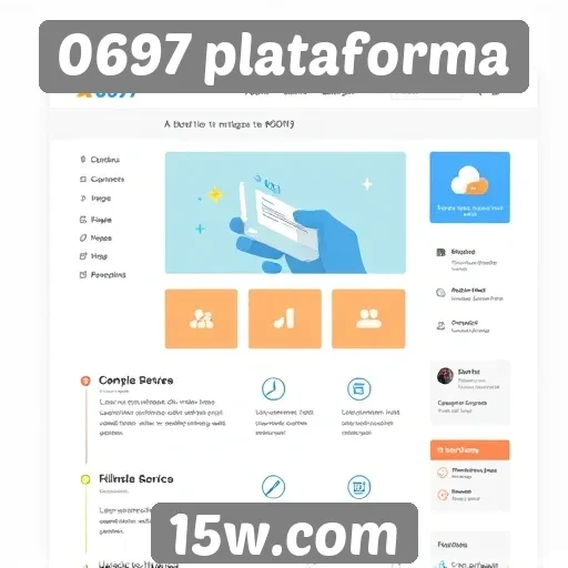 Análise da interface do site 0697 plataforma